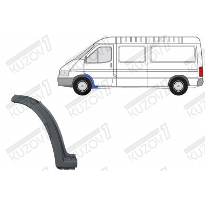 Арка Передняя, (левая) Klokkerholm для FORD TRANSIT 1994-2000 - фото